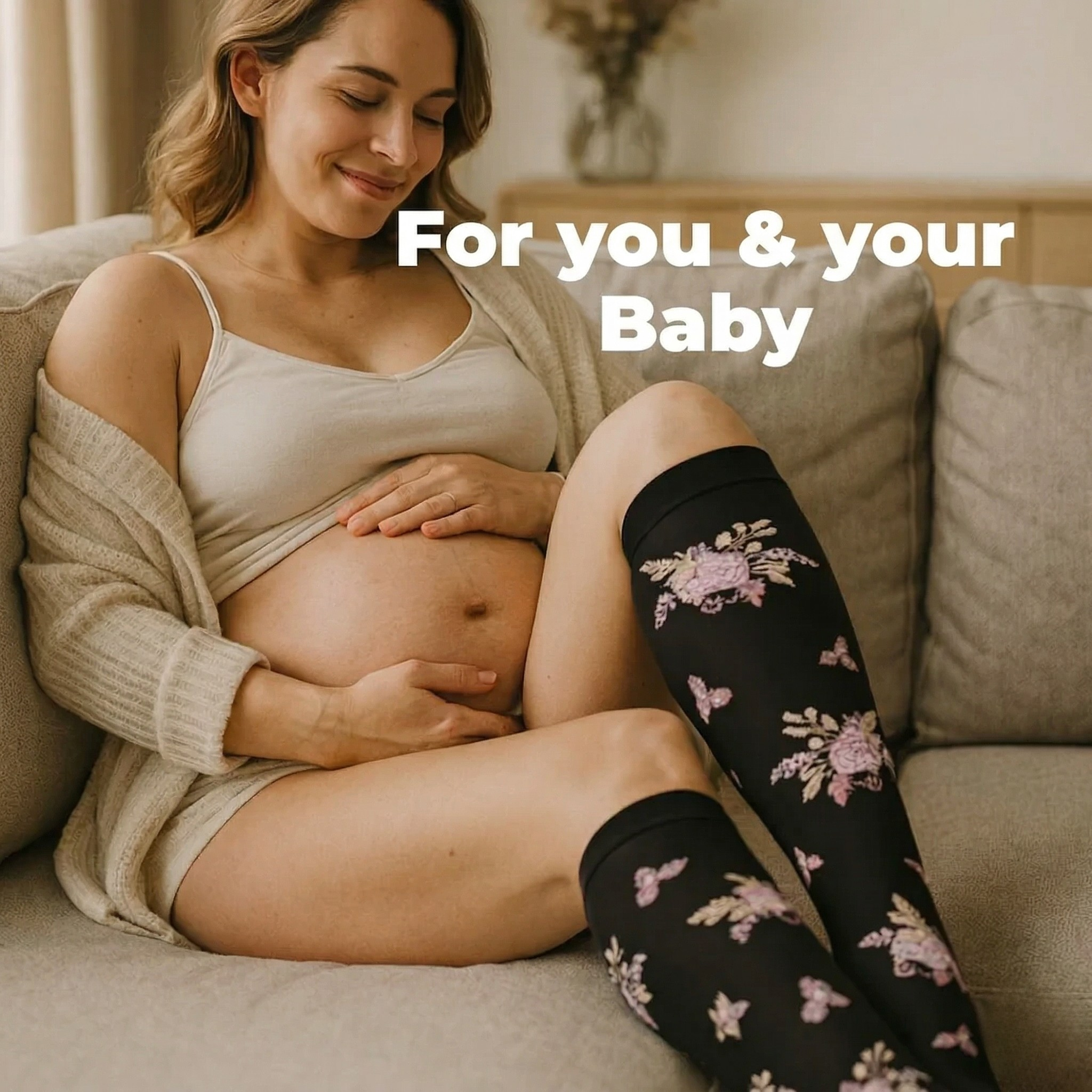 Maternity Compression Socks | 20-30mmHg