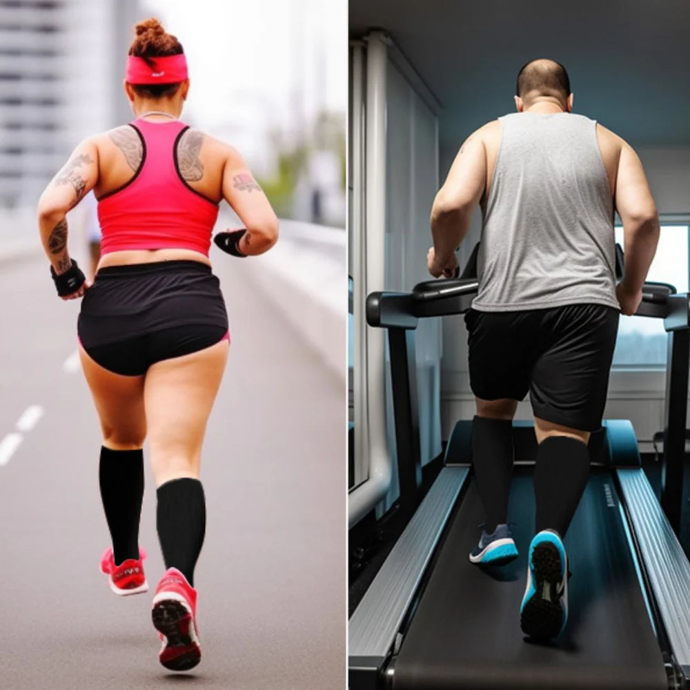 Wide Calf Premium Compression Socks | 20–30 mmHg