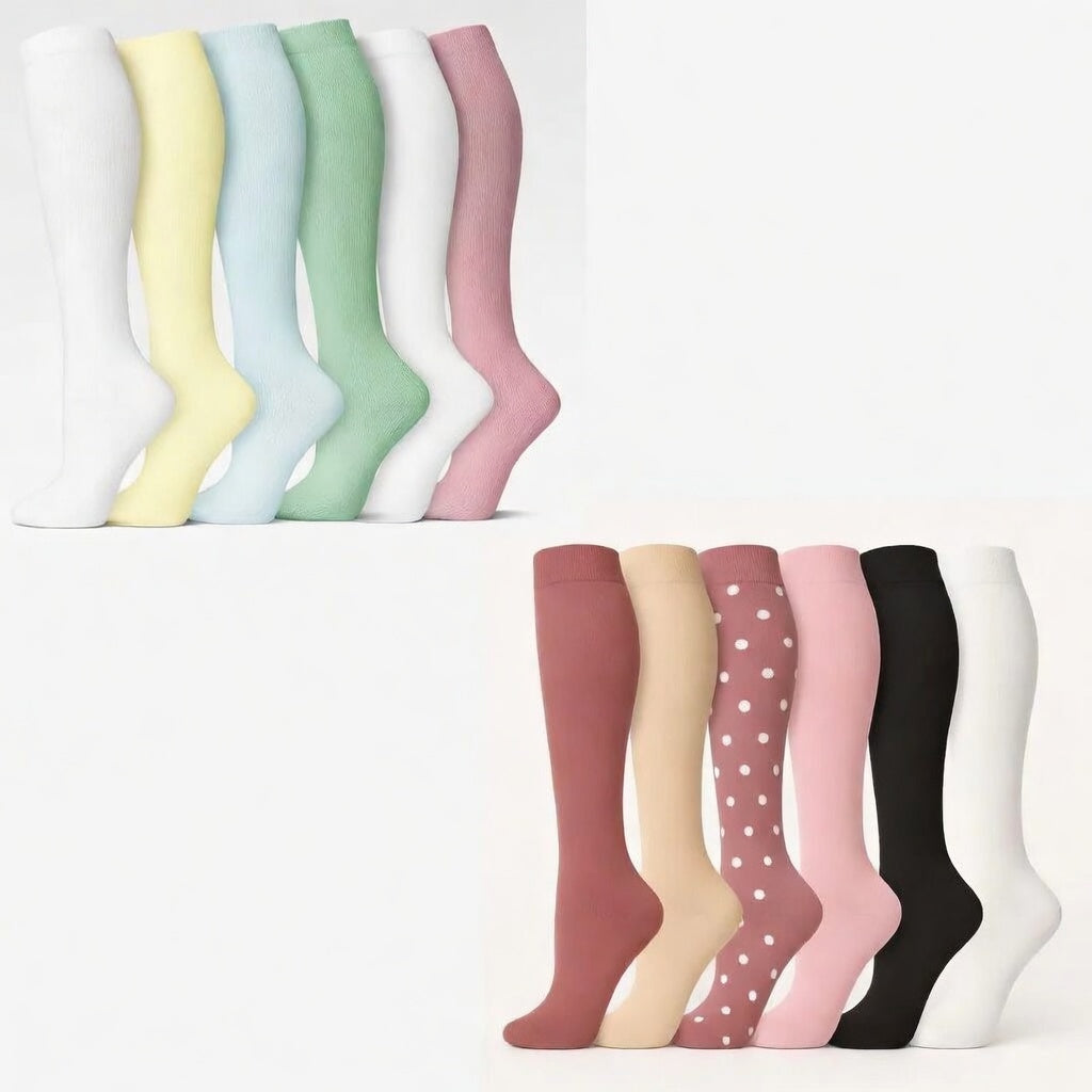 Summer Colors Compression Socks 12-Pack (20-30mmHg)